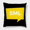 Sml Throw Pillow Official SML Merch