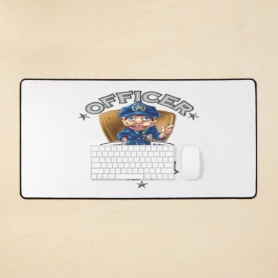 Officer Jeffy - Funny Sml Character Mouse Pad Official SML Merch