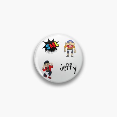 Jeffy Funny Puppet Sticker Pack, Sml , Supermariologan Cool Pin Official SML Merch