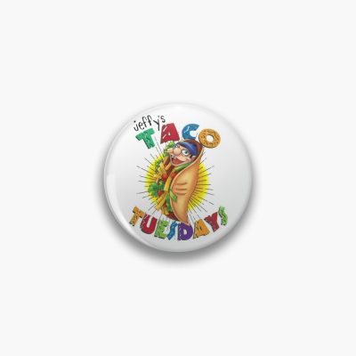 Jeffy Taco Tuesdays - Funny Sml Character Pin Official SML Merch