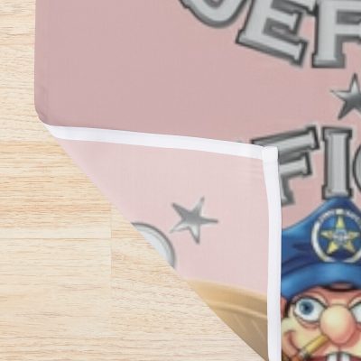 Officer Jeffy - Funny Sml Character Shower Curtain Official SML Merch