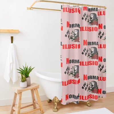 Normal Is An Illusion Shower Curtain Official SML Merch