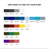 tank top color chart - SML Merch